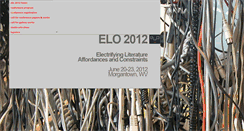 Desktop Screenshot of el.eliterature.org